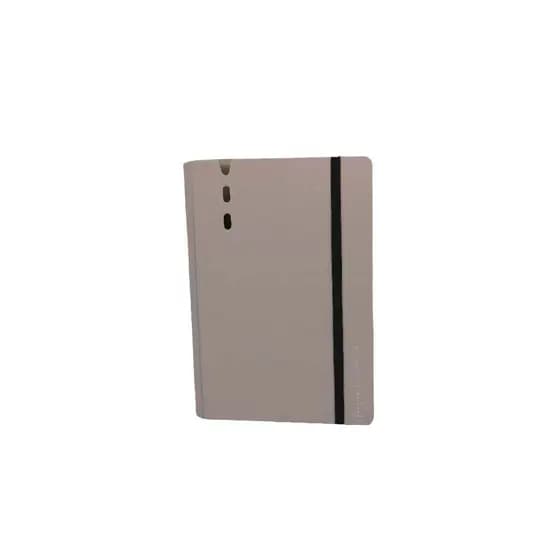 Agenda Planner Caderno Fichario A6 PVC Dura (Cor Rosa)
