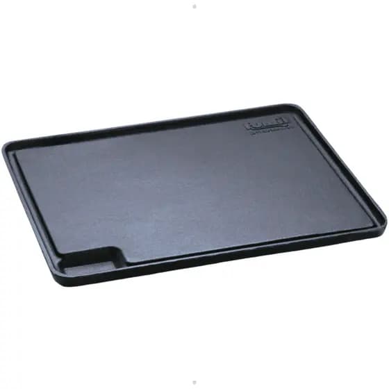 Chapa de Ferro Fundido Lisa Retangular 23x28cm Bifeteira Grill Panela Mineira