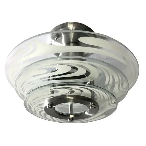 Luminária Plafon Teto Vidro Branco Redondo Teto Sala Quarto Cozinha Lustre Fantasia
