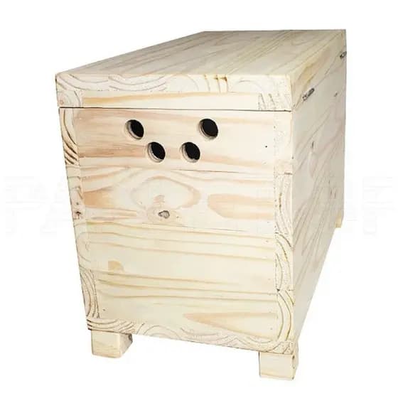 banco baú de madeira de Pallet