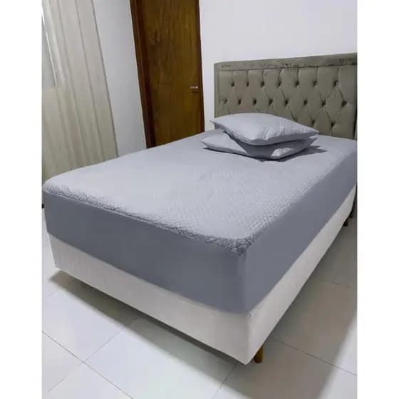Protetor de Colchão Impermeável Berlim King 1 Peça Super Oferta Matelado Capa De Colchão
