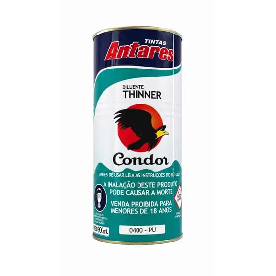 Thinner PU 900ml Automotivo Alta Performance Condor