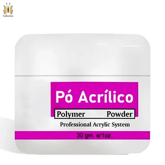 Pó Acrilico Para Unhas Lirio - Clear - 30g