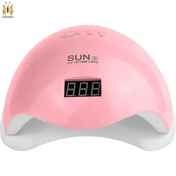 Cabine Sun 5 Led/UV Digital 48w Bivolt Sun 24 Leds Unhas Gel Acrígel Profissional