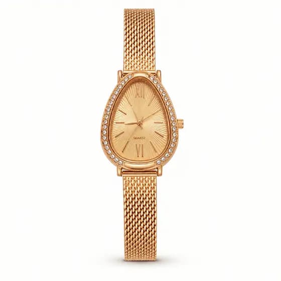 Relógio Feminino Quartz Dourado