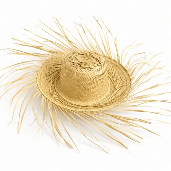 Chapéu De Palha Adulto Festa Junina Masculino/Feminino