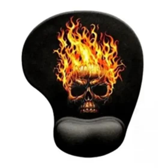Mouse Pad Com Apoio Punho Gel 23x19cm Mp-au2319 Preto