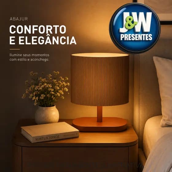 Abajur de mesa c/ base de madeira para abajur de mesa, luminária de cabeceira p/ sala de estar, quarto