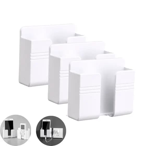 3 Suporte De Parede Para Celular Controle Plástico