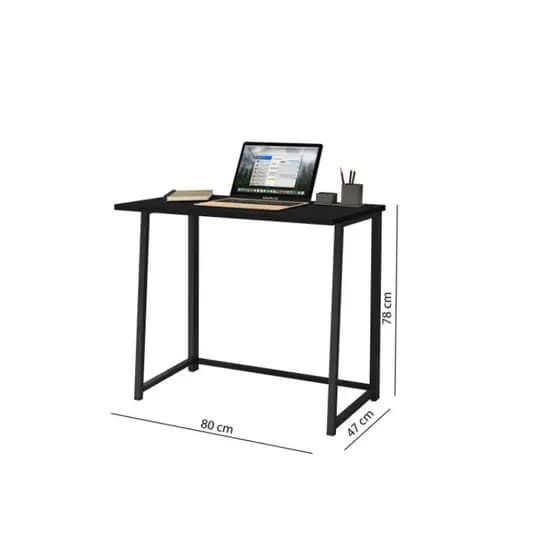 Mesa Dobrável Industrial 80x47x78cm Mesa Compacta Multiuso para Cozinha Escritório ou Home Office