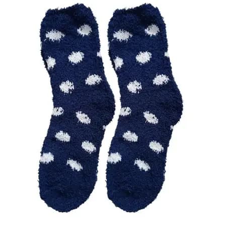 Par De Meia Masculina Felpuda Cano Curto