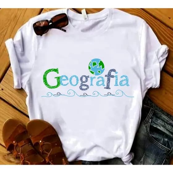 Camisa Camiseta Geografia 002 CP