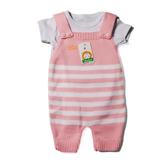 Roupa de bebe Jardineira e body menino e menina trico maternidade