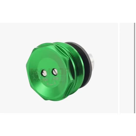 Tampa superior da forquilha para Kawasaki cor verde