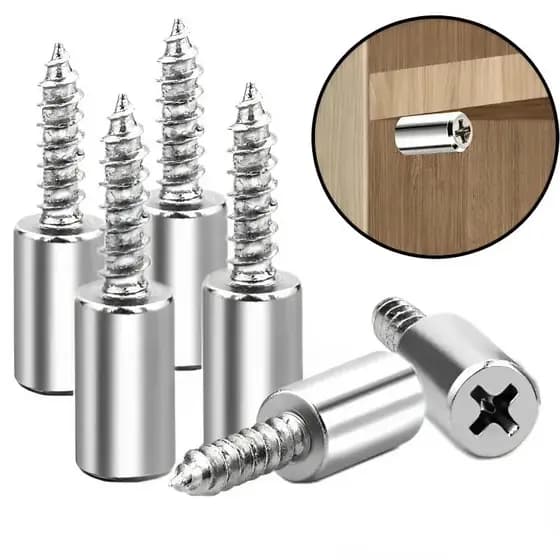 Kit Suporte Pino P/ Prateleiras Parafuso + Capa Protetora