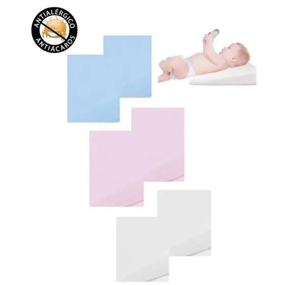 2 Capa para Travesseiro Anti Refluxo Lavável 30x30x8/2