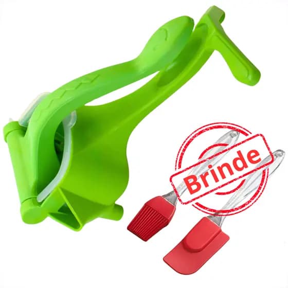 Espremedor de Frutas Suco Natural Laranja Limão Manual Plástico Prático Fácil Multiuso e Brinde