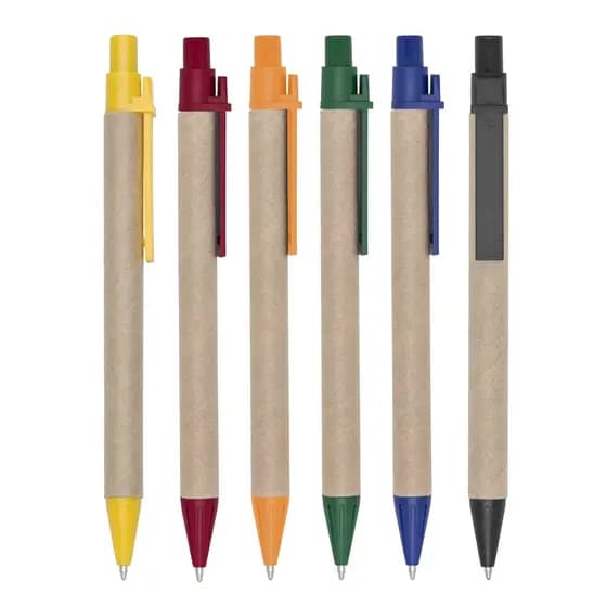 Kit 10 unidades Caneta Ecológica Papelão