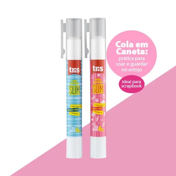 Cola em Caneta Bastao Slim 6G Tris