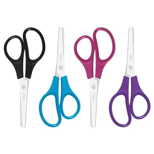 Tesoura escolar TRAMONTINA s/ponta colorida 4pol/10cm