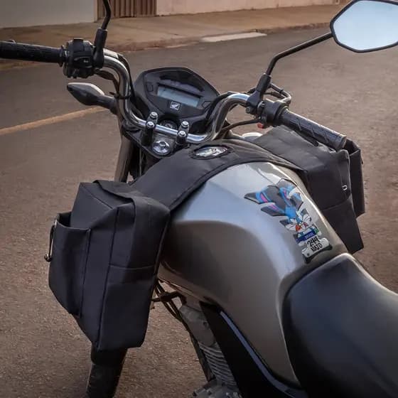 Aforge Universal Tanque de Moto E Quadriciclo Lateral 5,5 Lt Reforçado Novidade