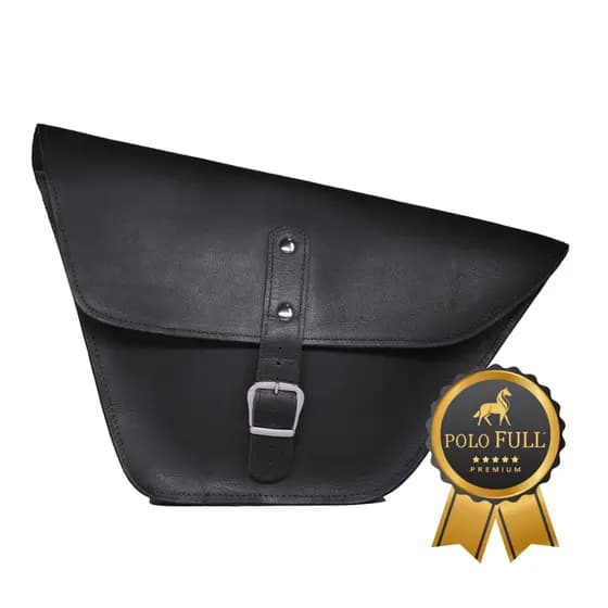 Alforge Couro Legitimo Intruder 125 E Chopper Road Reforçado Impermeabilizado Lado Esquerdo