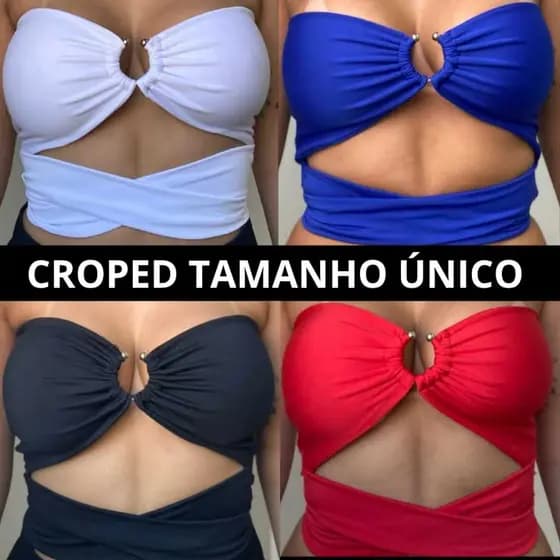 CROPPEDS LINDOS ESTAMPADOS E LISOS - SORTIDOS