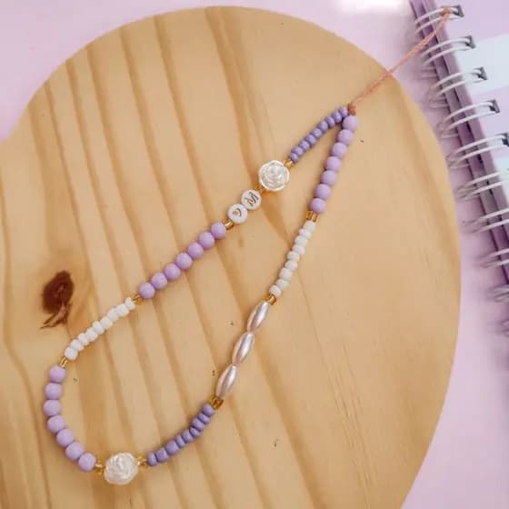 Phone Strap/ Cordinha de Celular de Miçangas