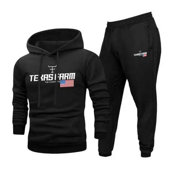 Kit Conjunto Blusa E Calça Moletom Texas Vest Country Txc Bull Rider
