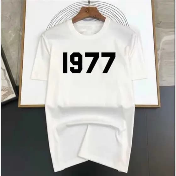 CAMISETA UNISSEX 1977 DATA ANO