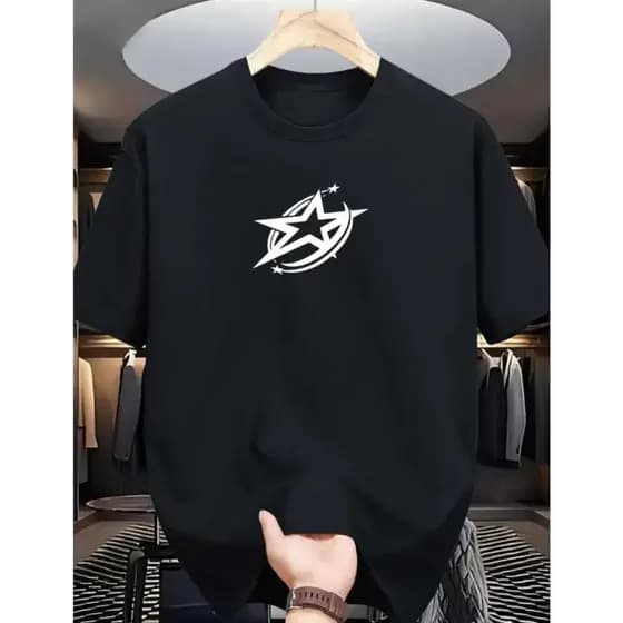 Camiseta Unissex Estrela Star Estilo Streetwear