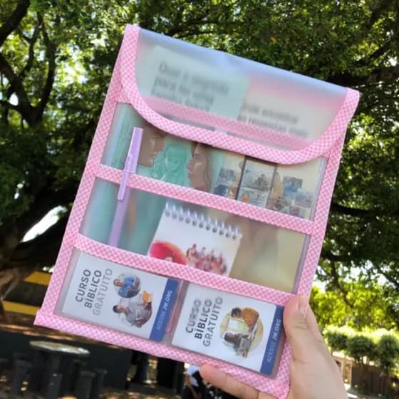 Pasta de campo JW, pasta organizadora para pregação