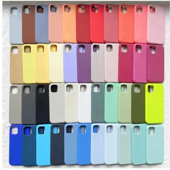 Capa Capinha Silicone Compativel com iPhone 7 8 XR XS XSMAX 11 12 13 14 15 16PROMAX