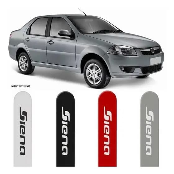 Friso Lateral Porta Fiat Siena Todas As Cores Originais