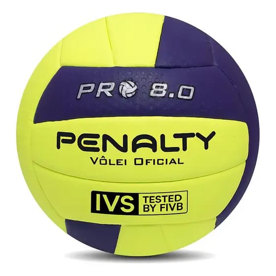 Bola vôlei Penalty 8.0 IVS TESTED BY FIVB Pro Ix cor amarelo tamanho único