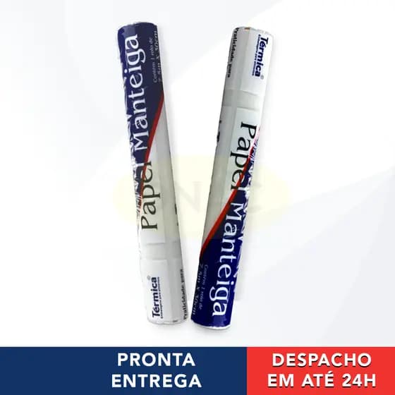 Kit 3 Rolos De Papel Manteiga 30cm X 7,5m Para Pizza Bolo Airfryer Antigordura - Térmica