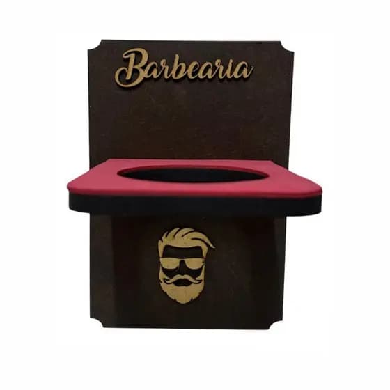 Suporte Porta Secador Para Barbeiros e Cabeleireiros Em Mdf