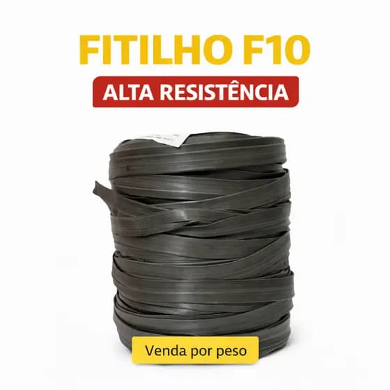 Rolo de Fitilho F10 Polipropileno para Amarração Embalagens e Uso Profissional