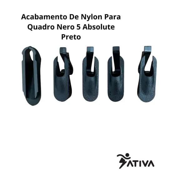 Acabamento De Nylon Para Quadro Nero 5 Absolute Preto