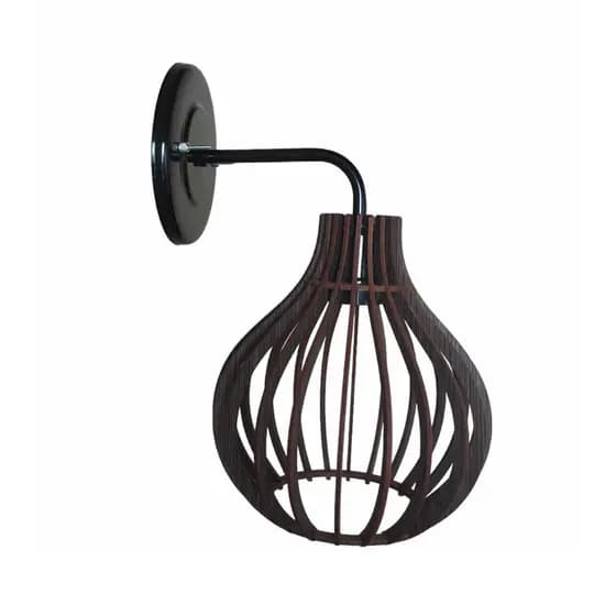 Luminária Arandela Artesanal Mdf Iluminação Casa