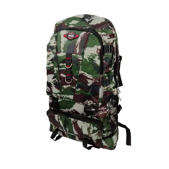 Mochila Camuflada 80l Impermeável Pra Trilha E Aventura R201