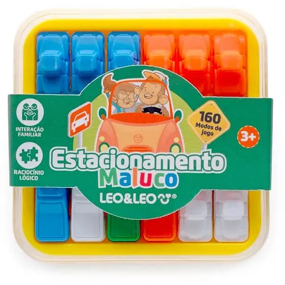 Jogo Estacionamento Maluco Pedagógico Brinquedo Leo&leo