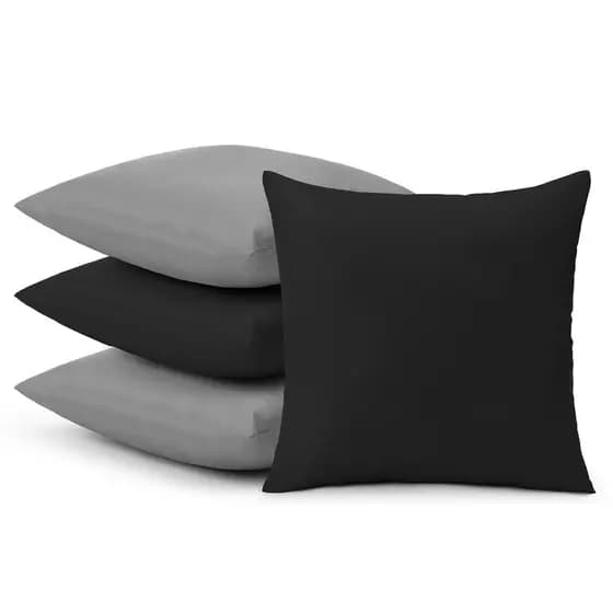 Kit 04 Capas De Almofadas Decorativas Sem Enchimento 0,40cm X 0,40cm- Cores Lindas