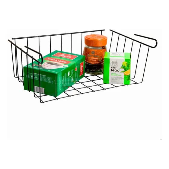 Cesta Organizadora para Armario Preto