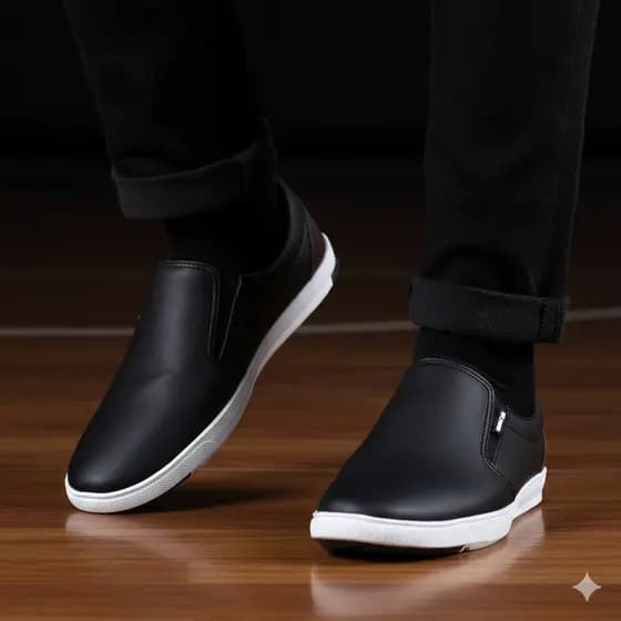 Tênis Casual Slip On Masculino Urbano Homem Confortável e Leve Macio Promoção