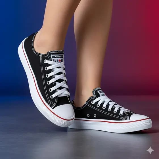 Tênis Feminino Casual Walk Original Cano Baixo Academia Caminhada Dia a Dia Confortável Promoção