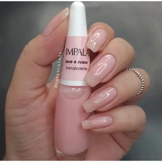 Esmalte Impala A Cor da Sua Moda Transparente Leve e Suave 7,5 ml