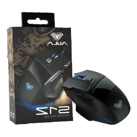 Mouse Gamer S12 para jogos com LED e drive próprio!