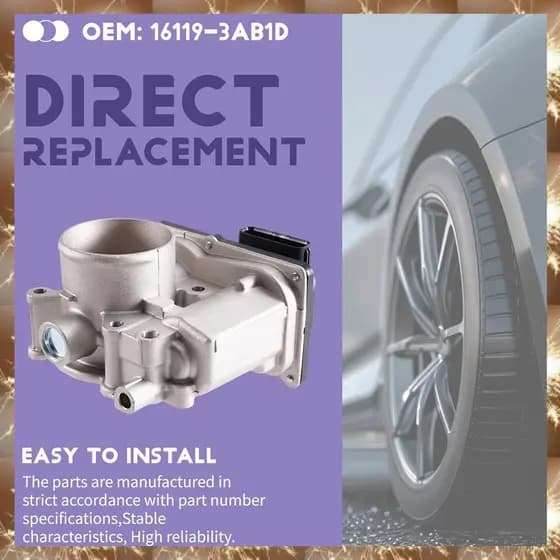 (Div Para Kicks Tiida March Sunny Peças De Reposição Do Corpo Acelerador Carro 16119-3AB0D 3AB1D