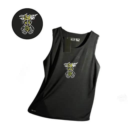Regata Dry Fit Masculina - Modelo regata STREET 09 Academia Corrida CrossFit Treinos Intensos